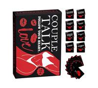 Romantic Love Cards - Waterproof Valentines Deck Set | Couples Date Cards, Bright Color Printed Romantic Gesture Coupon, Portable Relationship Surprise Çards For Couples BFs, GFs