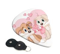 Romantic Love Couple Dog Printed Guitar pick Guitar Plectrums for Acoustic Guitar Electric Guitar Bass Guitar - Guitar Accessories - 6 Pack 0.96mm