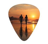 Romantic Love Print Guitar Pick,12 Pack,Includes Thin,Medium,Heavy Gauges,Suitable for guitar,ukulele