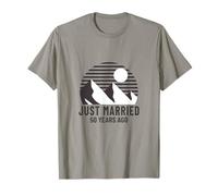 Romantic Matching Couples - 50th Golden Wedding Anniversary T-Shirt