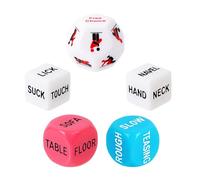 Romantic Naughty Dice Set for Adults Games, Date Night Dice Couples Gift, Fun Night Dating Games for Adult, Love Dice, Valentines Day Gifts for Her Him Men Women Anniversary Couples 6YTA12