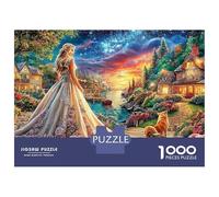 Romantic Night Jigsaw Puzzles for Adults Fairy Forest Puzzles for 1000 Piece Puzzle for Adults Educational Games Challenging 100% Recvcled Cardboard52x38cm/1000pcs