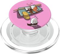 Romantic Night with Sushi Cuddling while Mate Sleepwalking PopSockets PopGrip for MagSafe