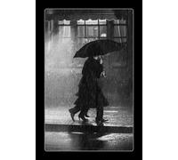 Romantic Noir Notebook / Journal: Cozy Black & White Vintage Love Cover | Lined Composition Notepad/Planner For Women, Girls and Couples | Makes A Great Gift / Present | Handy 6x9" | 120 Pages.