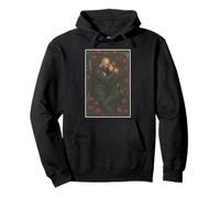 Romantic Norse Viking- Viking Couple Embrace Pullover Hoodie