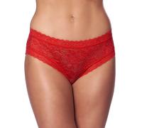 Romantic Open Back Briefs Red