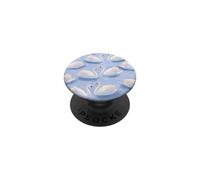 Romantic Painted Swans, Pretty Swan on Light Blue Lace PopSockets Adhesive PopGrip