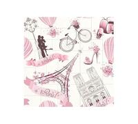 Romantic Paris Butterfly Eiffel Printed Square Jigsaw Puzzle 12.8x12.8 CM, Puzzle Challenging Game for Adults Gifts, Family Fun Decorative Wall Decor