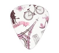 Romantic Paris Butterfly Premium Bass Electric Guitar Picks,Guitar Plectrum For Unparalleled Musical Experience