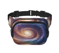 Romantic Paris Eiffel Fanny Pack for Women Men Fashion Waist Pack Adjustable Belt Bag for Workout Running Travelling Casual Waist Bag, Space Spiral Cosmic Energy, One Size