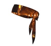 Romantic Paris Eiffel Tower Bycicle Print Sport Head Ties Headbands Bandanas Workout Hair Band Athletic Sweatbands for Running Tennis
