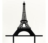 Romantic Paris Eiffel Tower Cake Topper Wedding Birthday Acrylic Decoration