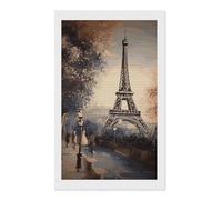 Romantic Paris Eiffel Tower Diamond Painting Kits for Adults Beginners 12x20 Full Drill Diamond Art with DIY Tools Round 5d Diamonds Dots Crafts Gem Art Paint by Diamonds for Home Wall Decor Relaxin