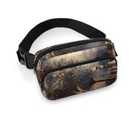 Romantic Paris Eiffel Tower Fanny Pack Waterproof External Pocket Portable Waist Pack Outdoor Adjustable Strap Lightweight Waist Bag for Workout Traveling Casual Running Hiking Cycling