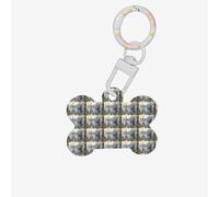 Romantic Paris Eiffel Tower Printing 1 Pc Dog Bone Shape Id Tags Double Sided with Key Ring Craft for Pets