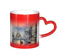 Romantic Paris Eiffel Tower Starry Sky Color Changing Mug, Adding A Touch of Magic to Your Daily Life