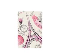 (Romantic Paris Tower bicycle) Printed Paper Car Air Freshener Lavender Scented Hanging Odor Remover 10/40/100 Pcs for Vehicle Home Closet Wardrobe - Rectangle