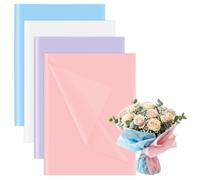 Romantic Pastel Tissue Paper Bulk 100 Sheets 4 Colours 35x50cm