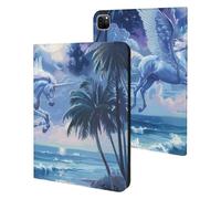 Romantic Pegasus Beach Night Slim Case Compatible with iPad 10th 9th 8th 7th Generation 2022 2021 2020 2019 Protective Cover Stand