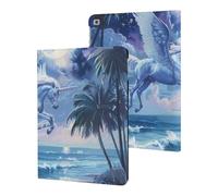Romantic Pegasus Beach Night Slim Case Compatible with iPad 10th 9th 8th 7th Generation 2022 2021 2020 2019 Protective Cover Stand