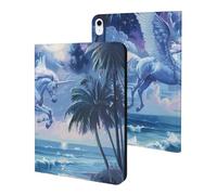 Romantic Pegasus Beach Night Slim Case Compatible with iPad 10th 9th 8th 7th Generation 2022 2021 2020 2019 Protective Cover Stand