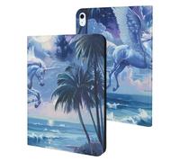 Romantic Pegasus Beach Night Slim Case Compatible with iPad 10th 9th 8th 7th Generation 2022 2021 2020 2019 Protective Cover Stand