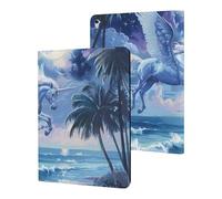 Romantic Pegasus Beach Night Slim Case Compatible with iPad 10th 9th 8th 7th Generation 2022 2021 2020 2019 Protective Cover Stand