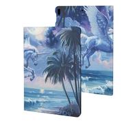 Romantic Pegasus Beach Night Slim Case Compatible with iPad 10th 9th 8th 7th Generation 2022 2021 2020 2019 Protective Cover Stand