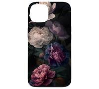 Romantic Peony Gothic Floral Dark Aesthetic Victorian Case for iPhone 13