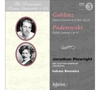 Jonathan Plowright; Lukasz Borowicz: BBC Scottish Symphony Orchestra - Gablenz & Paderewski: Piano Concertos