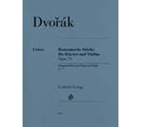 Romantic Pieces for Piano and Violin op. 75 Antonín Dvořák Book [Softcover] Viol