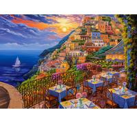 Castorland Jigsaw Puzzle 1500 Pieces: Romantic Positano Evening