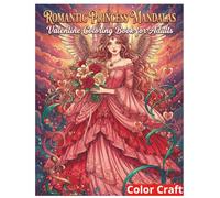 Romantic Princess Mandalas - Valentine Coloring Book for Adults