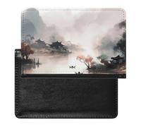 Romantic River View Passport Cover Protector Rfid Blocking Passport Holder Id Card Holder Secure Travel Wallet Organizer for Passport Tickets Credit Cards, style, One Size