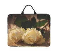 Romantic Roses 14 Inch Printed Laptop Sleeve, 600d Oxford-Cloth Shockproof Laptop Case With Thickened Pearl Cotton,Waterproof Portable Laptop Handbag Cover