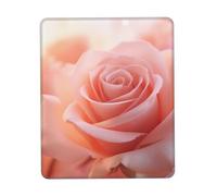Romantic Roses Print Small Desk Pad,Rubber Base with Precision Stitched Edges,Perfect for Office,Gaming