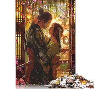 Romantic Samurai Jigsaw Puzzles For Adults 500 Piece Jigsaws Puzzles 500 Piece Puzzles For Adults Puzzle Games Toys Gift for 500pcs (52x38cm)