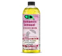 Romantic Sensual Massage Oil - Body Oil with Sweet Almond, Patchouli & Jasmine for Relaxation, Mood Uplift & Skin Nourishment - Non-Greasy, Natural Skin-Safe Blend (500ml)