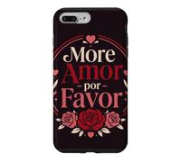 Romantic Spanish Quote More Amor Por Favor Roses Case for iPhone 7 Plus/8 Plus