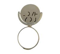 Romantic Spinner - Love Symbol Message Ring Couples, Elegant Design Jewelry Piece | Lightweight Engraved HOLLED Band Bridal , Wedding Events and Celebration