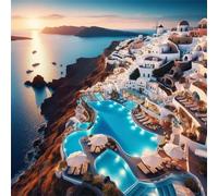 Romantic Town Jigsaw Puzzles for Adults 1000 Pieces Hard Difficult Challenging puzzles for adults 1000 pcs DIY Decoration Puzzle for Wall Decor Gifts