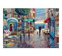 Romantic town Jigsaw Puzzles for Adults mini1000 Piece Jigsaws Puzzles for Adults,Jigsaw Puzzle 1000 Pieces for Adult Challenging Puzzle（100x70cm）