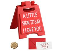 Romantic Valentines Day Gifts, A Little Sign To Say I Love You Mini Sign Decoration, Fun I Love You Sign Unique Birthday Anniversary Wedding Gifts for Girlfriend, Wife, Fiancee, Boyfriend