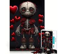 Romantic Voodoo Doll 1000 Piece Jigsaw Puzzle for Teenagers Strong Logic Toy Serene Time Clear Edge Creative Gift (38x26cm)