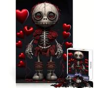 Romantic Voodoo Doll 1000 Piece Jigsaw Puzzle for Teenagers Strong Logic Toy Serene Time Clear Edge Creative Gift (38x26cm)