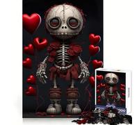 Romantic Voodoo Doll 1000 Piece Jigsaw Puzzles for Teenagers Jigsaw Wise Think Toy Relax Time Clear Cut Festival Gift (38x52cm)