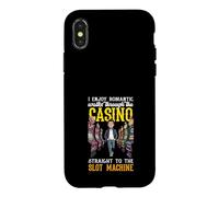 Romantic Walks Through Casino To The Slot Machine Case for iPhone X/XS