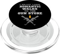 Romantic Walks To The Gun Store Pro Gun Owner Rights Saying PopSockets PopGrip for MagSafe