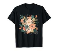 Romantic Wildflower Pastel Botanical Spring Bouquet T-Shirt