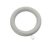 Romantica Wooden Curtain Pole Rings, to fit 28mm Romantica Wood Pole, Pack of 6, Smoke